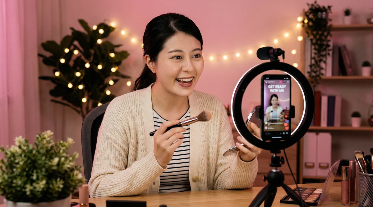 国产主播美妆视频教程